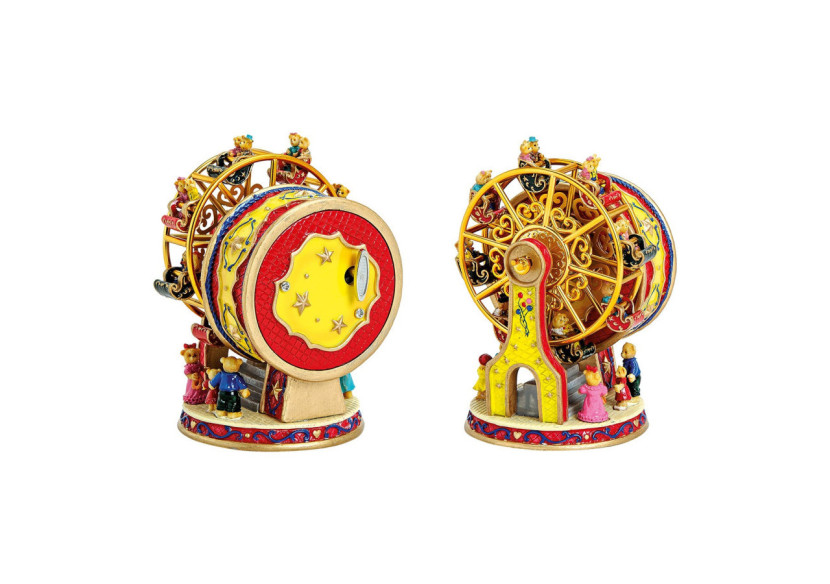 Boîte à Musique Grande Roue - Décoration en Poly 9x11x14cm - 10013060 - WURM Boîte à Musique Grande Roue - Décoration en Poly 9x11x14cm - 10013060 - WURM