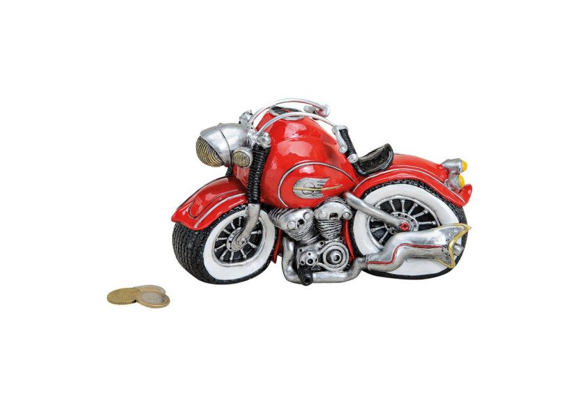 Tirelire Moto - Économie Amusante en Poly 21x10x13cm - 10012786 - WURM