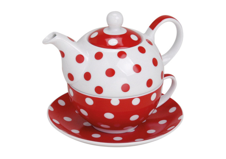 Ensemble théière et tasse - Porcelaine, 15 x 14 cm - 10012391 - WURM