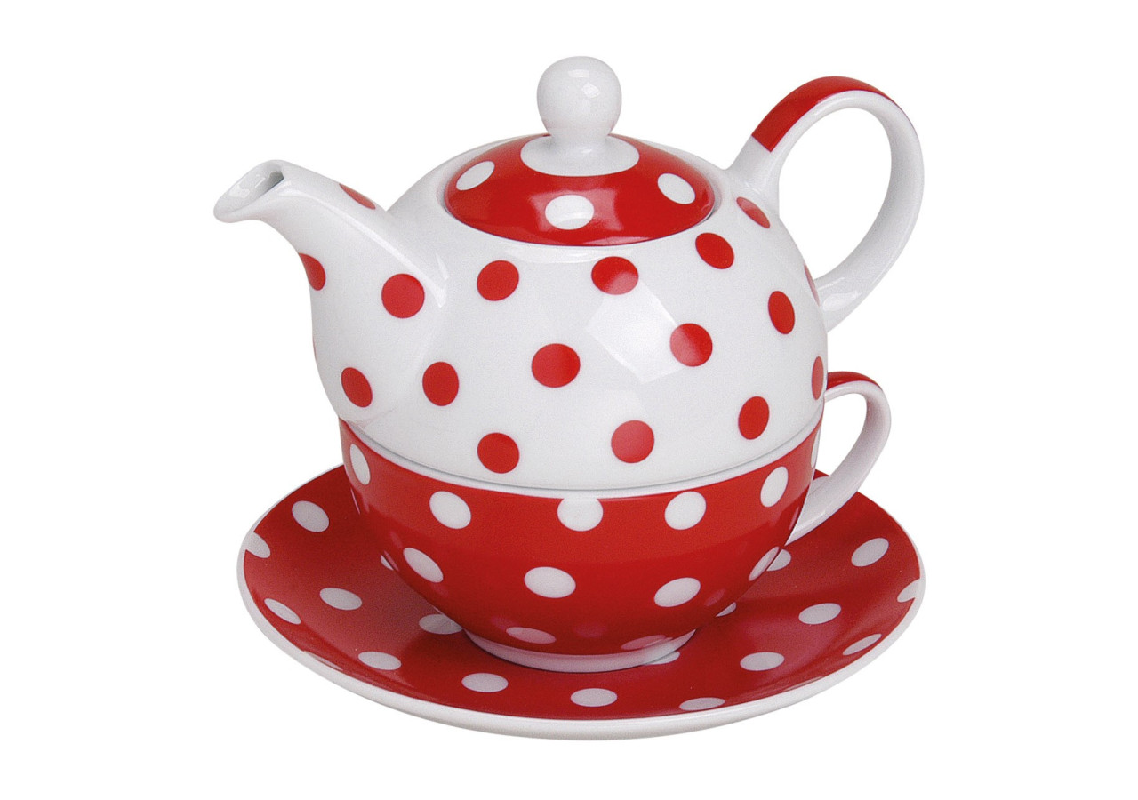 Ensemble théière et tasse - Porcelaine, 15 x 14 cm - 10012391 - WURM