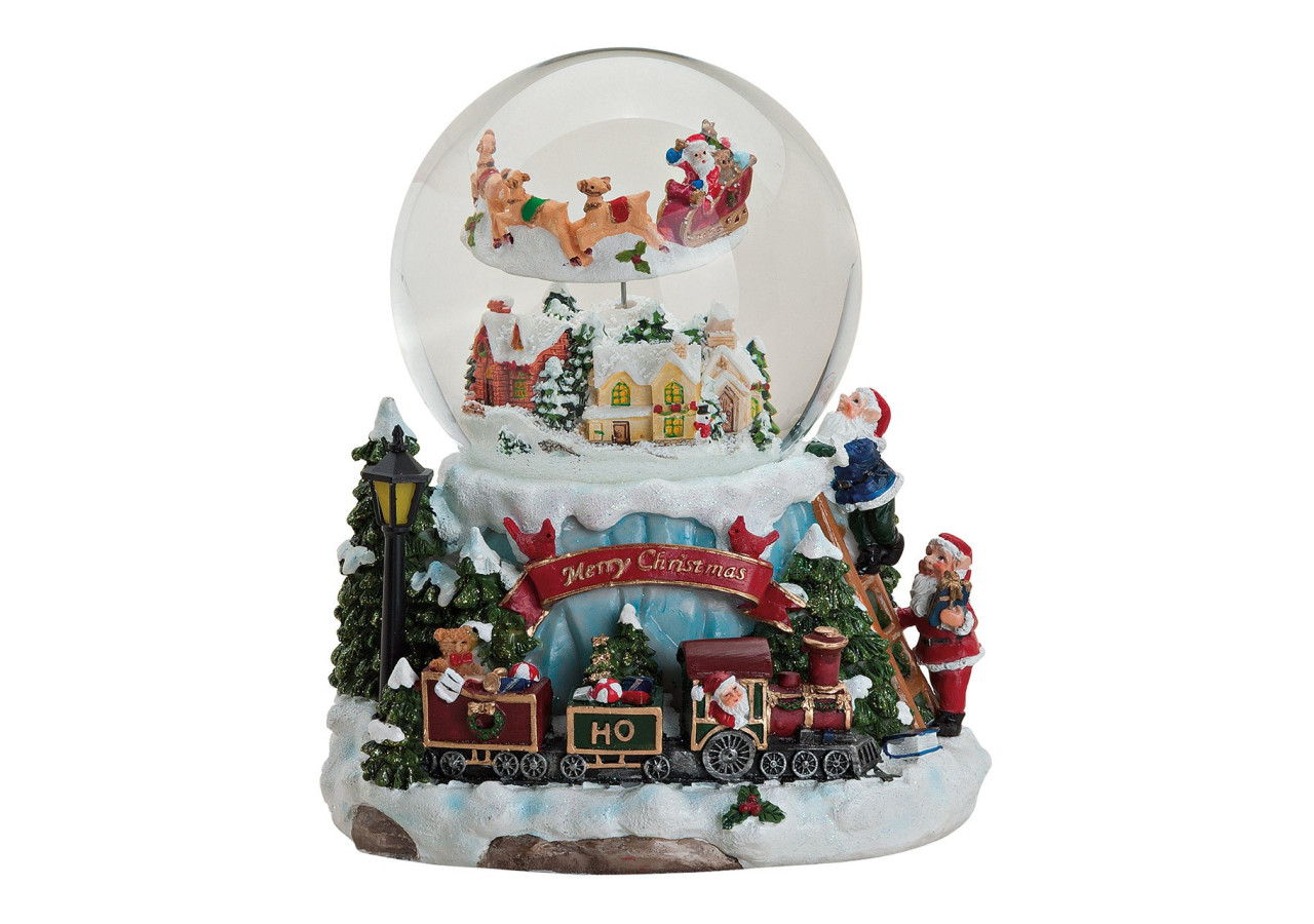 Boîte à musique et boule à neige - 17 x 19 x 17 cm - 10012253 - WURM