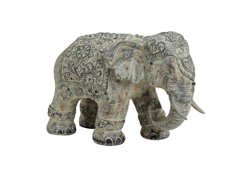 Éléphant Décoratif - Beige en Poly 38x27x18cm - 10011018 - WURM