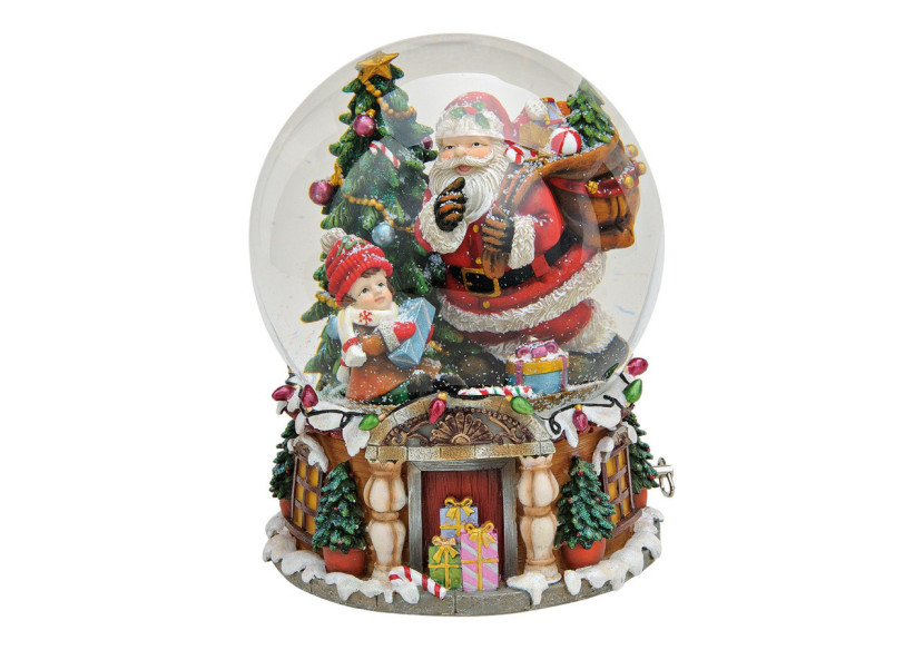 Boîte à musique/Snow Globe Nikolaus - 20x16cm - 10010391 - WURM Boîte à musique/Snow Globe Nikolaus - 20x16cm - 10010391 - WURM