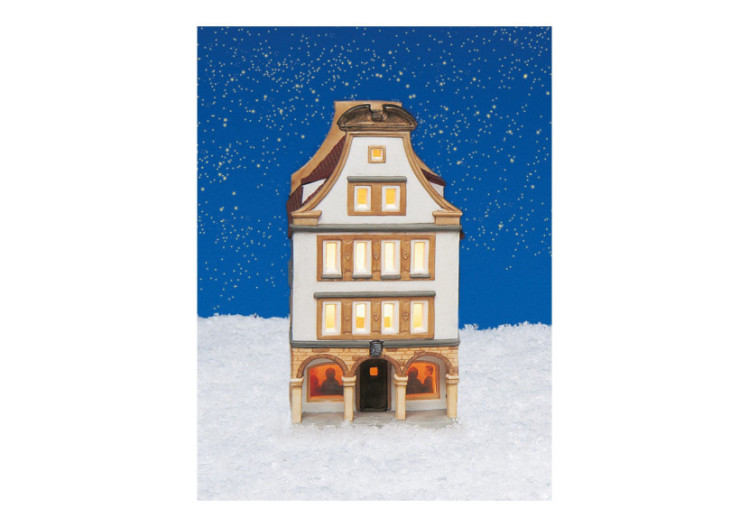 Maison Lichthaus Prinzipalmarkt Münster - Porcelaine colorée 14x10x21cm - 10010272 - WURM 2