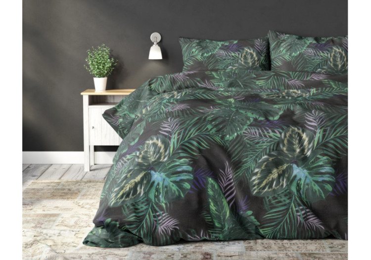 Housse de Couette Berdo Noir - 200 x 220 cm - 15029954 - Royal Textile