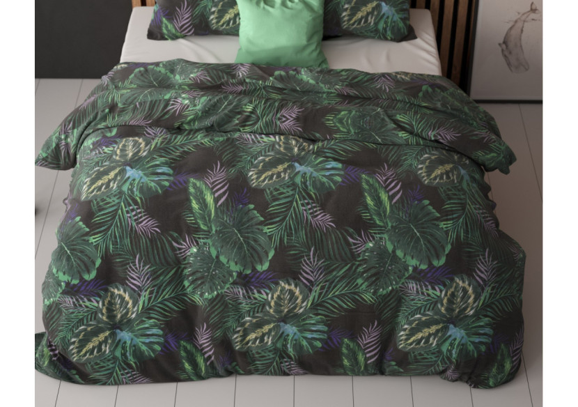 Housse de Couette Berdo Noir - 200 x 220 cm - 15029954 - Royal Textile