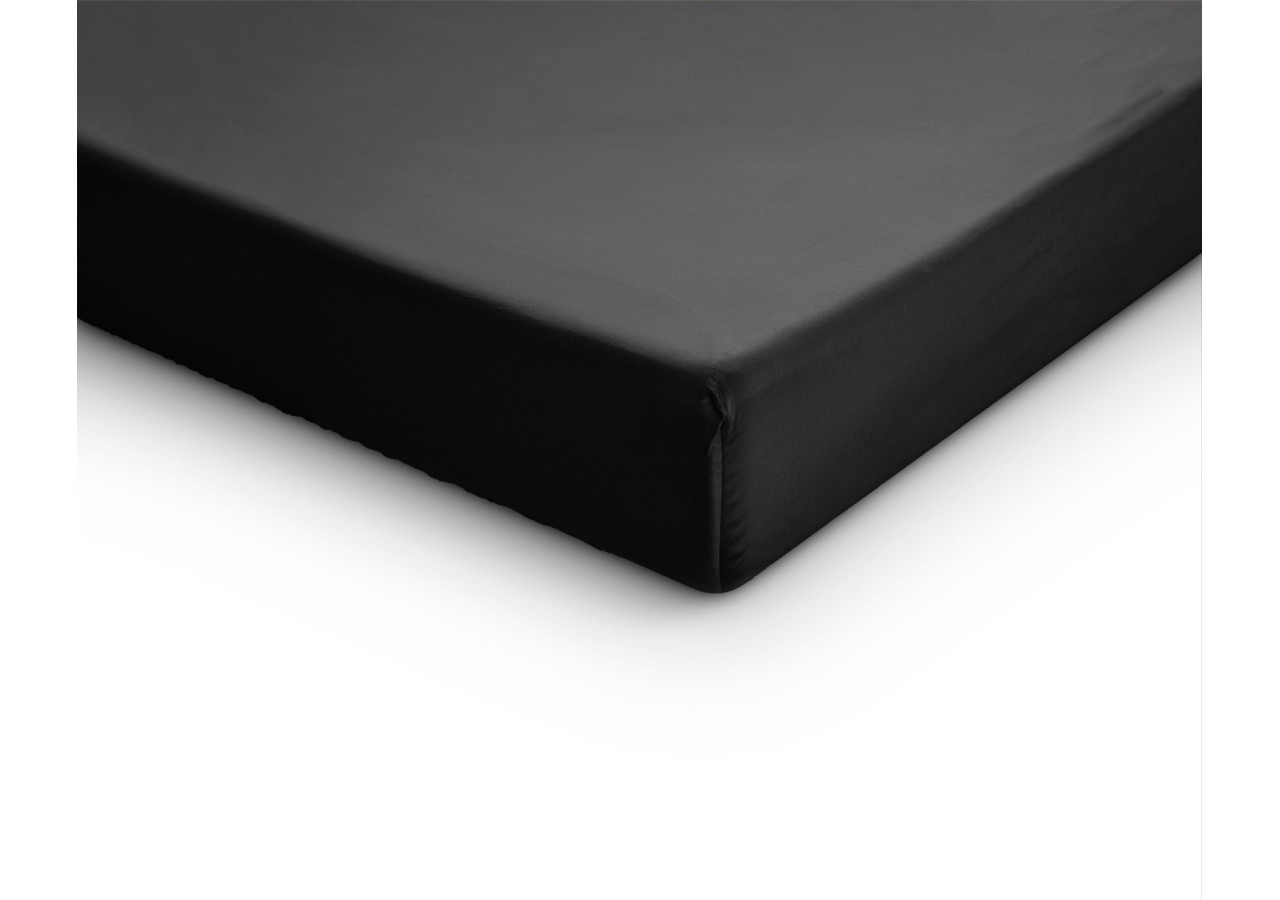 Housse de Matelas Splittopper Satijn - Noir 180 x 220 cm - 15024010 - Primaviera Deluxe