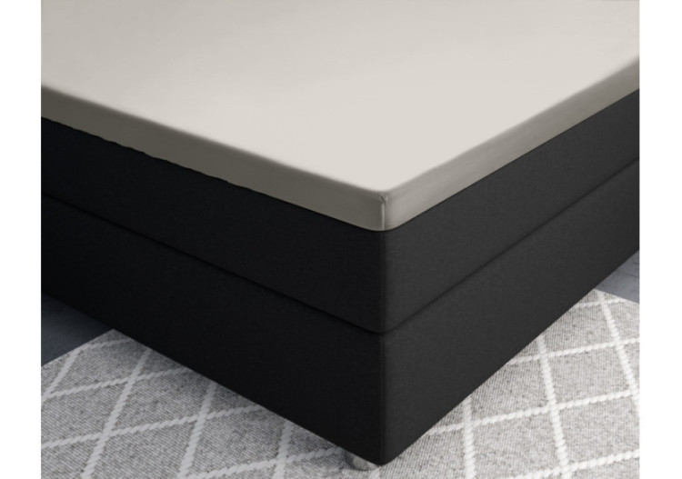 Housse de Matelas Splittopper en Satin - Crème 180 x 220 cm - 15023998 - Primaviera Deluxe 2