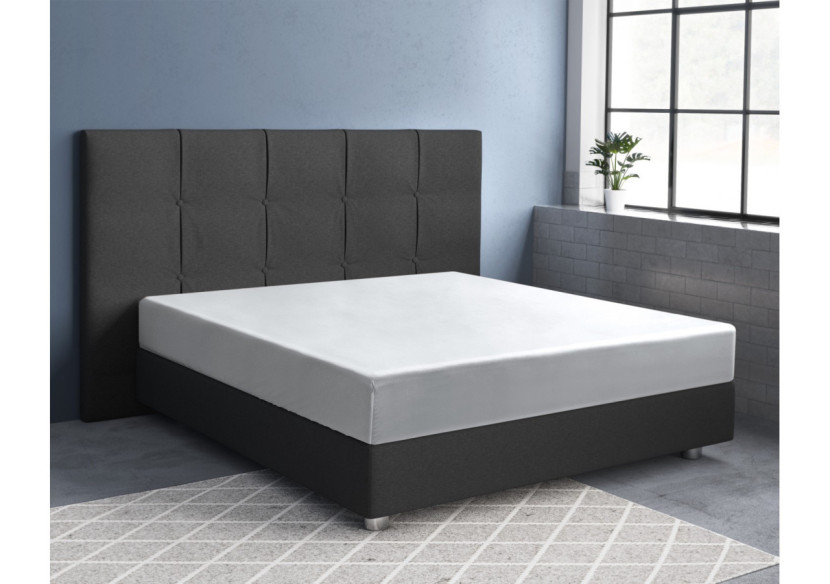 Housse de Matelas Satinée Blanche - 80 x 200 cm - 15020994 - Primaviera Deluxe