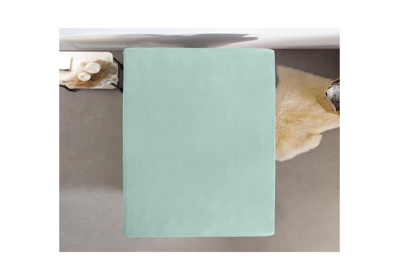 Housse de Matelas Dubbel Jersey 220g - Bleu Pastel 190/200 x 220/230 - Royal Textile