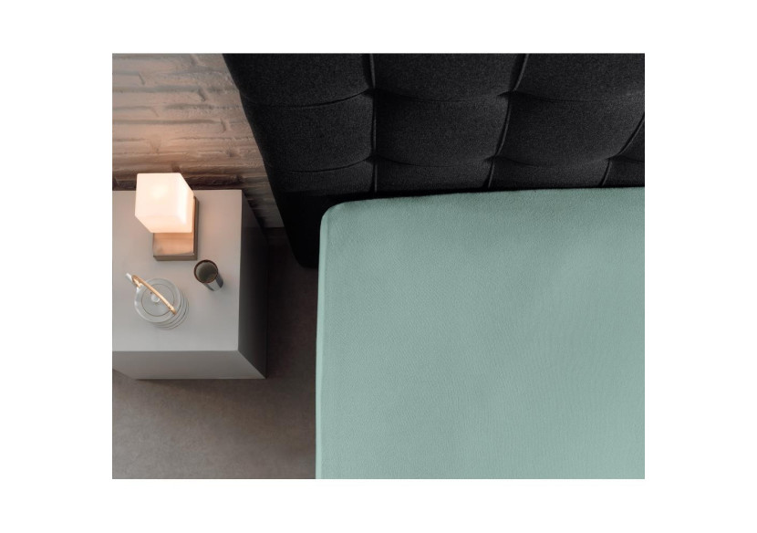 Housse de Matelas Dubbel Jersey 220g - Bleu Pastel 190/200 x 220/230 - Royal Textile