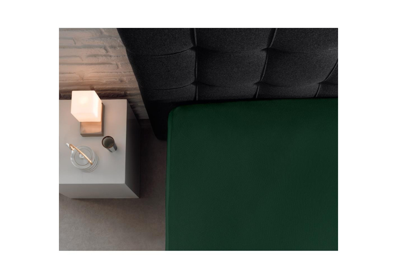 Housse de Matelas Double Jersey - Vert Botanique 80/100 x 220 cm - Royal Textile