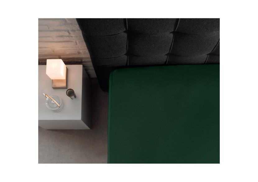 Housse de Matelas Double Jersey - Vert Botanique 80/100 x 220 cm - Royal Textile