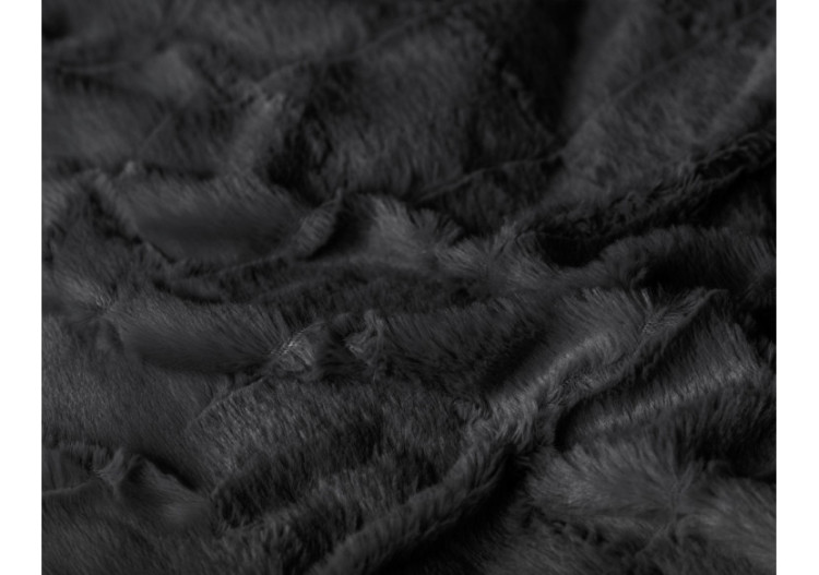 Housse de couette en fausse fourrure Noire - 140x200/220 cm, chic et douillet - 17022299 - Royal Textile