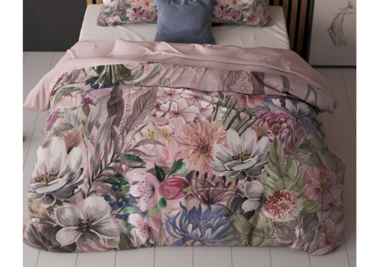 Housse de Couette Tess Roze - 100% Microfibres 240 x 200/220 cm - 17021684 - Royal Textile