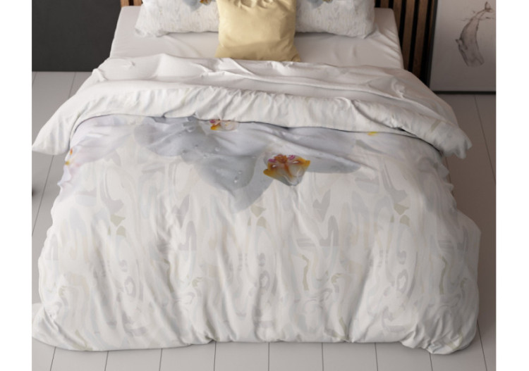 Housse de Couette Orchid Wit - 240 x 200/220 cm, Microfibre Douce - 17021672 - Royal Textile