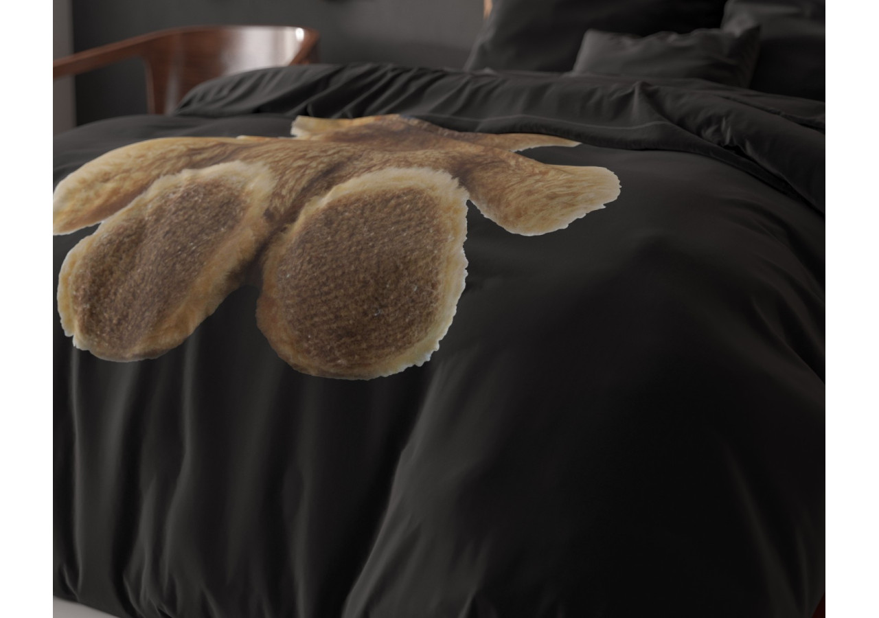 Housse de couette Brave Teddy - Noir 240 x 200/220 cm - 17021305 - Royal Textile