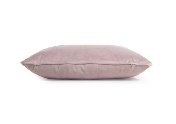 Coussin Velvet Poeder Roze - 50 x 50 cm en velours doux - 17021877 - Royal Textile