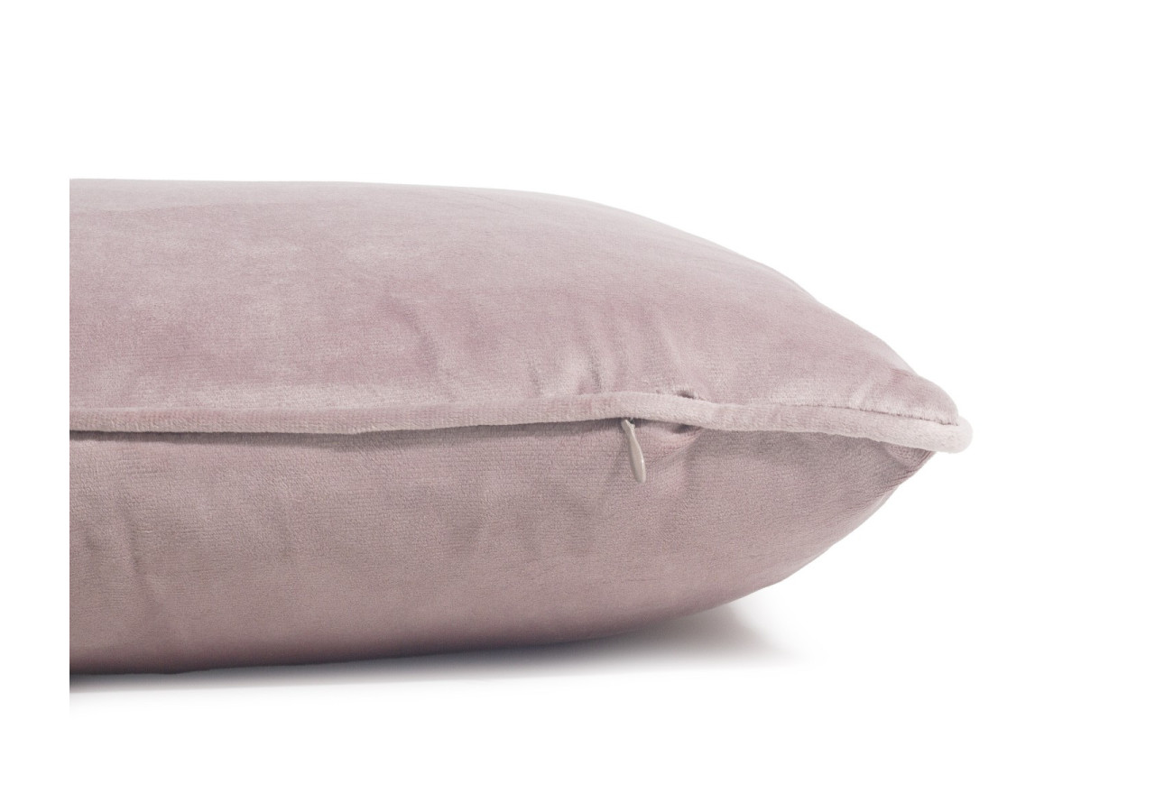 Coussin Velvet Poeder Roze - 50 x 50 cm en velours doux - 17021877 - Royal Textile