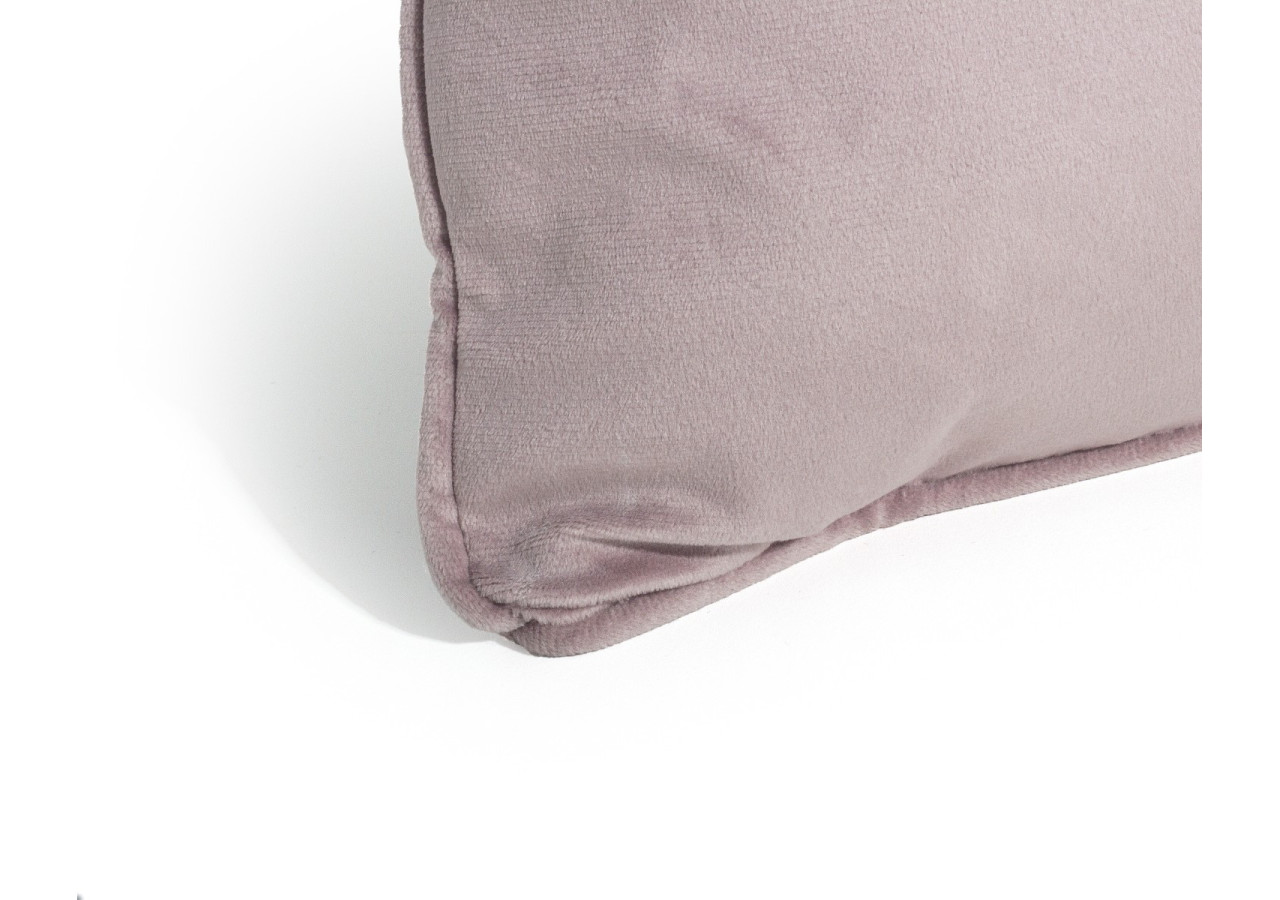Coussin Velvet Poeder Roze - 50 x 50 cm en velours doux - 17021877 - Royal Textile