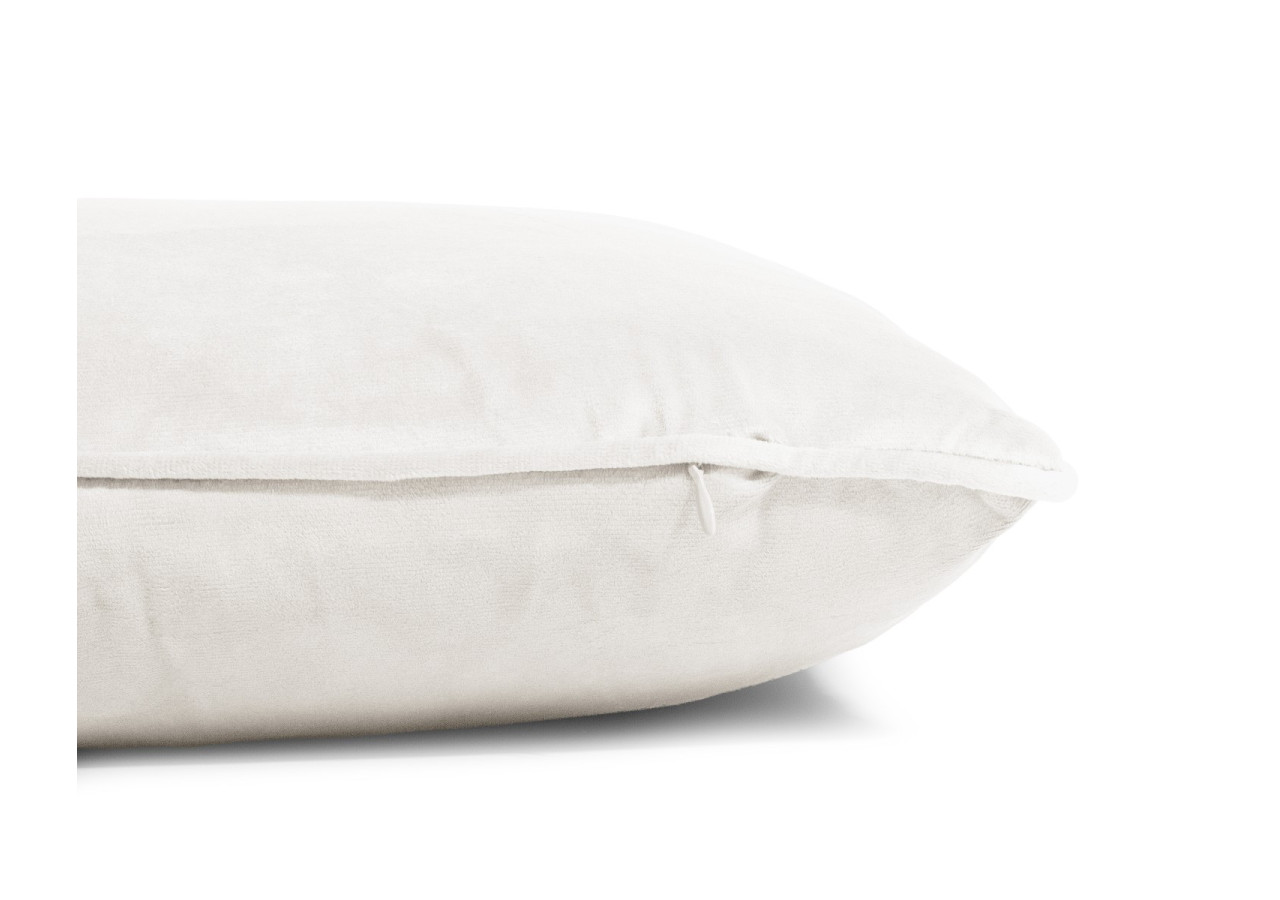 Coussin Velvet Beige - 50 x 50 cm en velours doux - 17021875 - Royal Textile