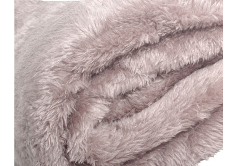 Plaid Teddy - Poeder Rose 150 x 200 cm - 17021872 - Royal Textile