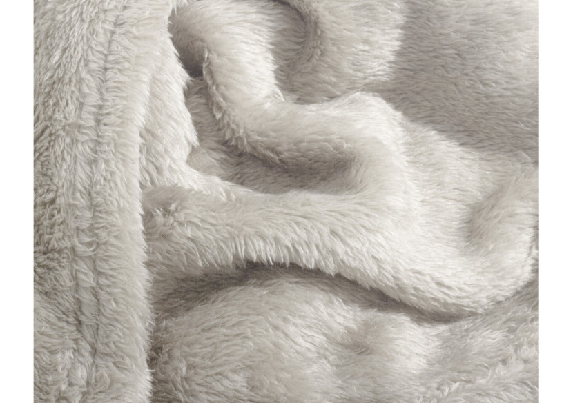 Plaid Teddy - Beige 150 x 200 cm - 17021870 - Royal Textile