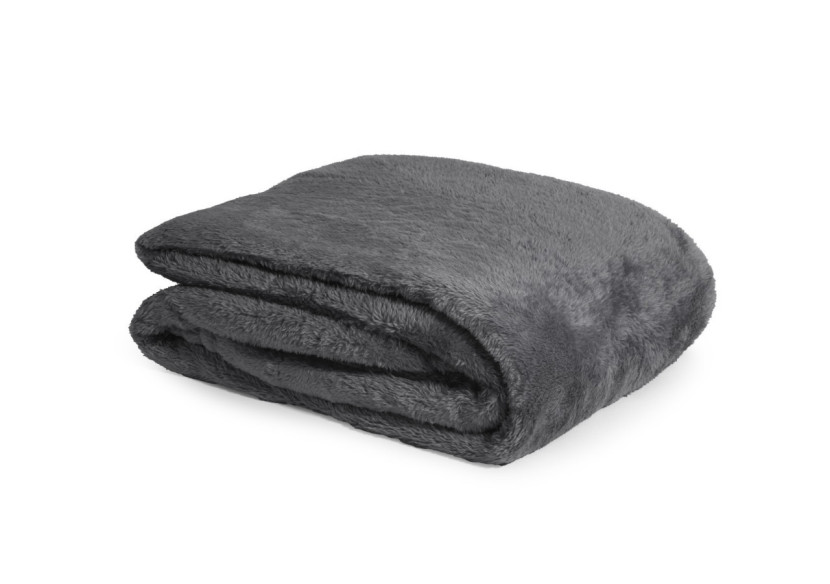 Plaid Teddy - Antracite 150 x 200 cm - 17021869 - Royal Textile