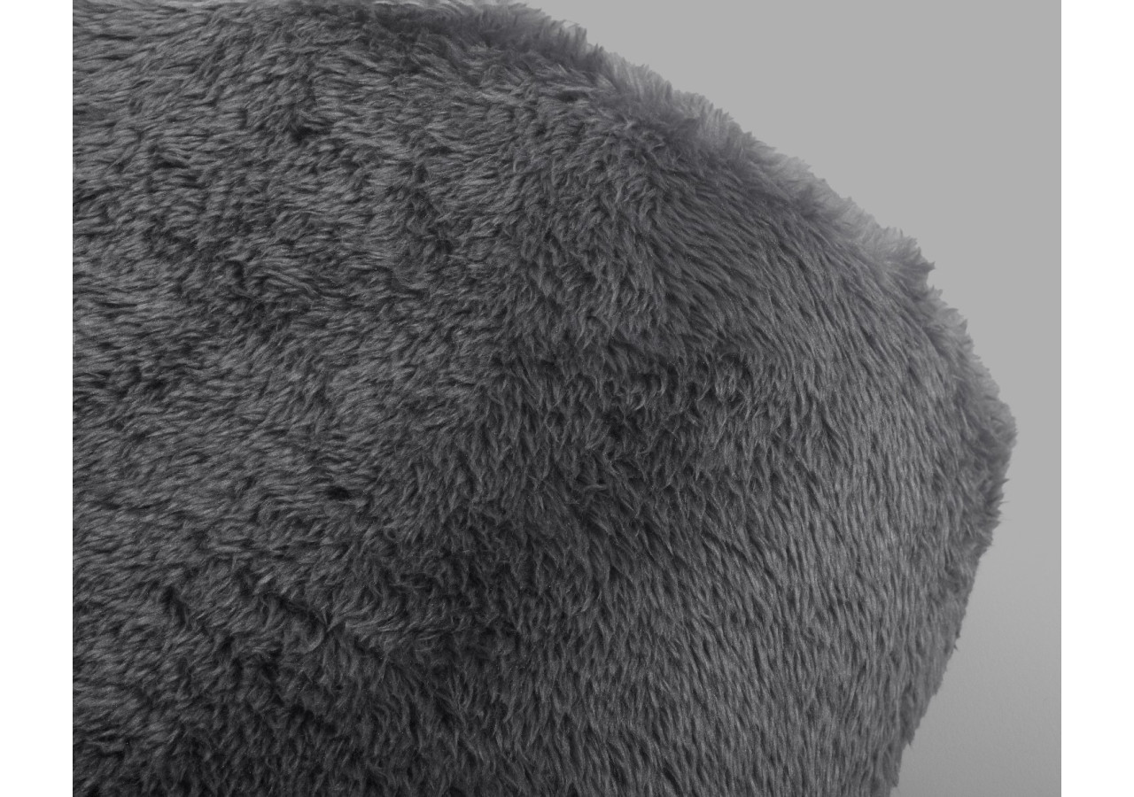 Plaid Teddy - Antracite 150 x 200 cm - 17021869 - Royal Textile