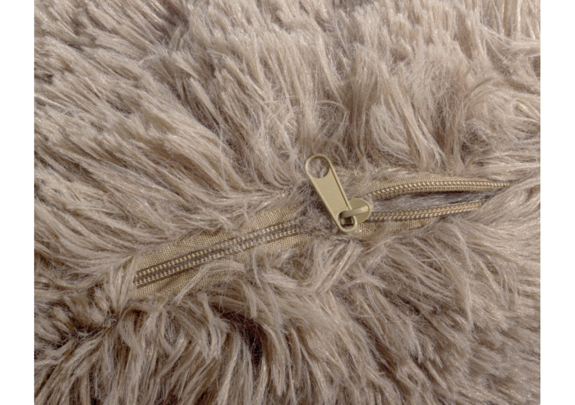 Coussin Polar Bear Deep Taupe - 50 x 50 cm en polyester - 17021866 - Royal Textile