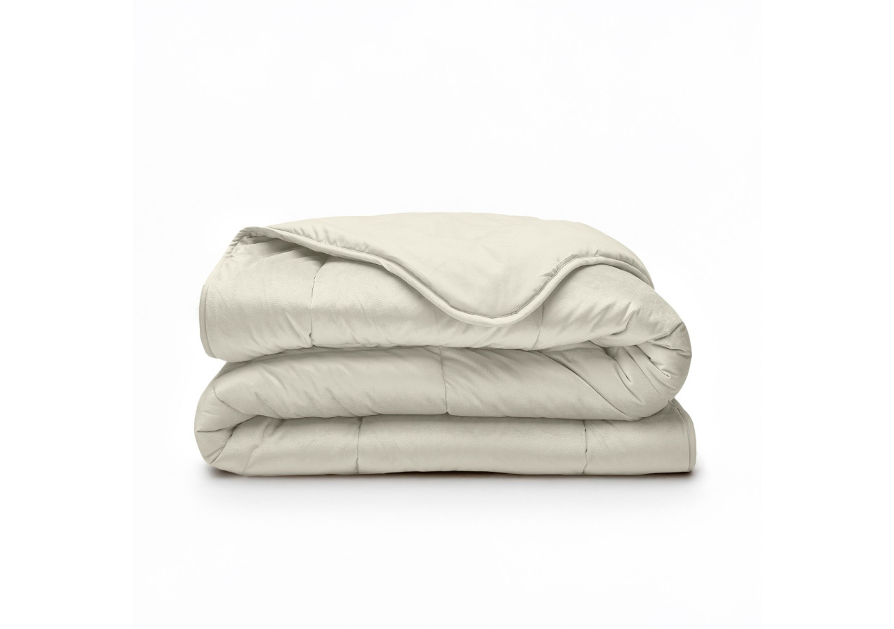 Couette Lazy Velvet Crème - 140 x 200 cm - 17021315 - Royal Textile