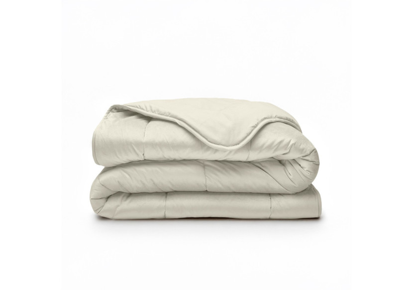 Couette Lazy Velvet Crème - 140 x 200 cm - 17021315 - Royal Textile