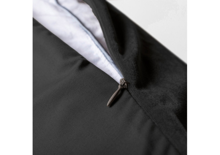 Couette Lazy Velvet Noir - 200 x 200 cm, Confort et Élégance au Quotidien - 17020336 - Royal Textile