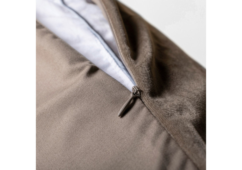 Couette Lazy Velvet Taupe/Gris - 140 x 200 cm - 17020332 - Royal Textile