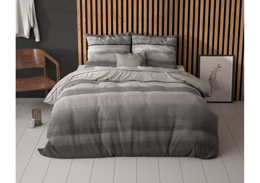 Housse de Couette Marcus Anthracite - 140 x 200/220 cm - 17021411 - Royal Textile