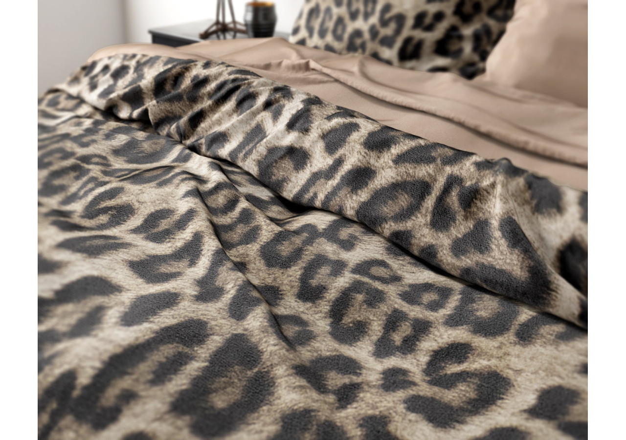 Housse de Couette EMSA Velvet Tiger Brun - 240 x 200/220 cm - 17021259 - Royal Textile