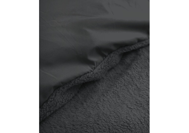 Housse de Couette EMSA Teddy Anthracite - 240 x 200/220 cm - 17021256 - Royal Textile