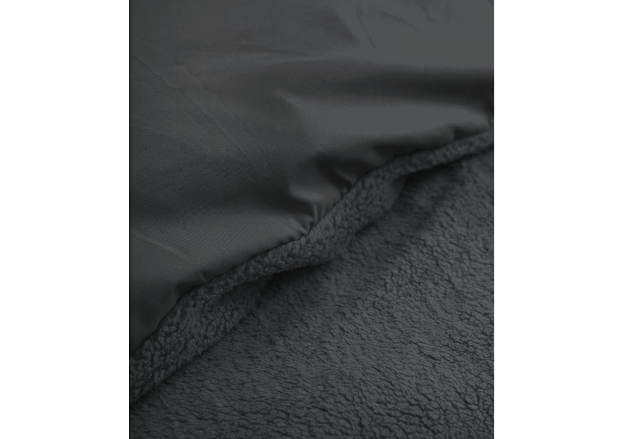 Housse de Couette EMSA Teddy Anthracite - 240 x 200/220 cm - 17021256 - Royal Textile