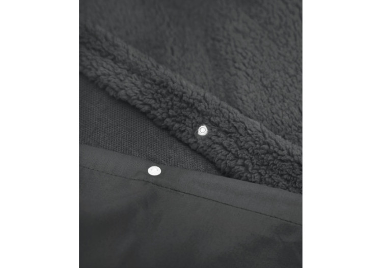 Housse de Couette EMSA Teddy Anthracite - 240 x 200/220 cm - 17021256 - Royal Textile 2