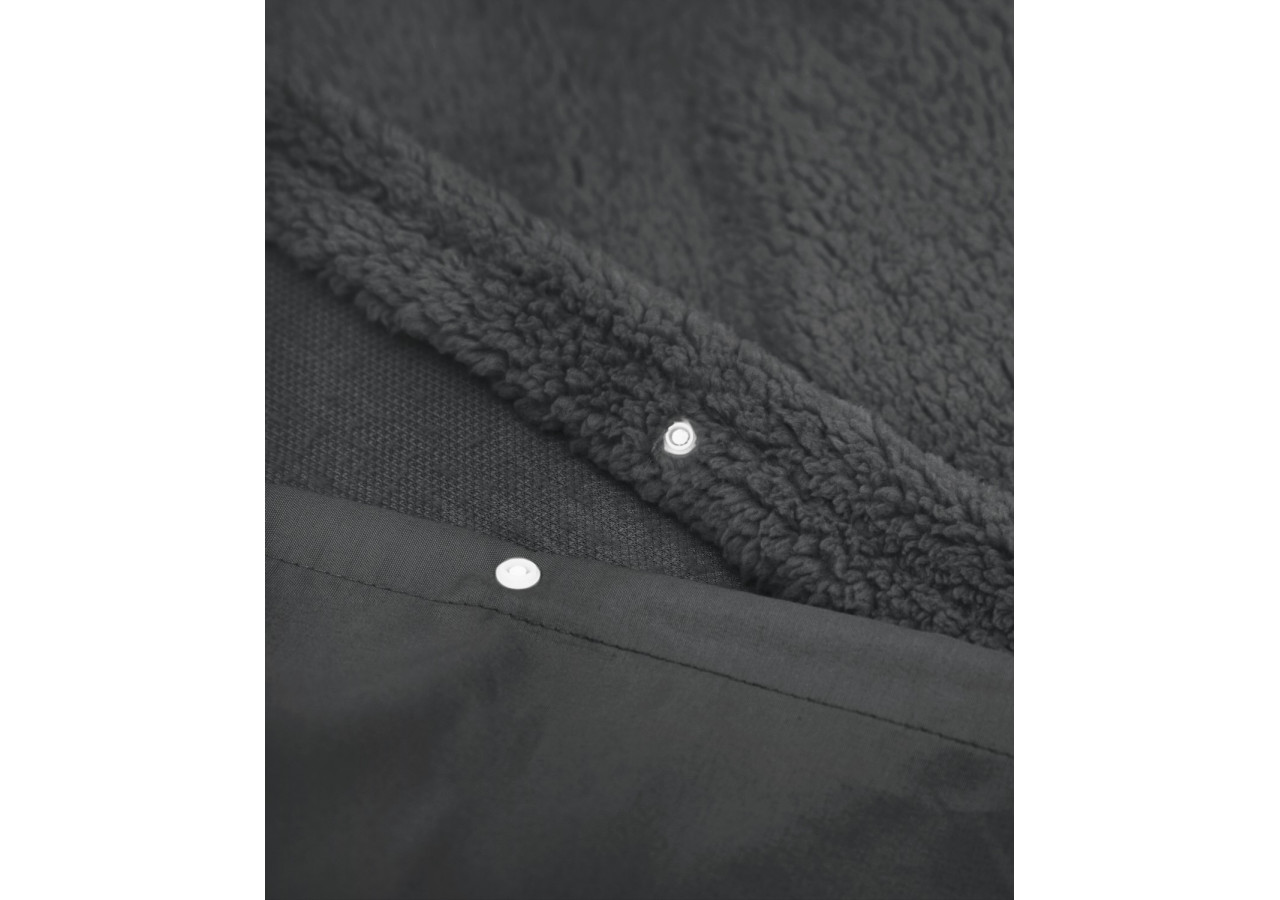 Housse de Couette EMSA Teddy Anthracite - 240 x 200/220 cm - 17021256 - Royal Textile