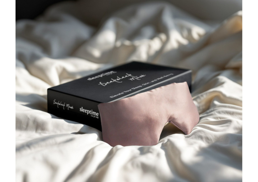 Masque de Sommeil Deepsleep - Soie Rose Oud 68x12cm - 17021985 - Royal Textile Masque de Sommeil Deepsleep - Soie Rose Oud 68x12cm - 17021985 - Royal Textile