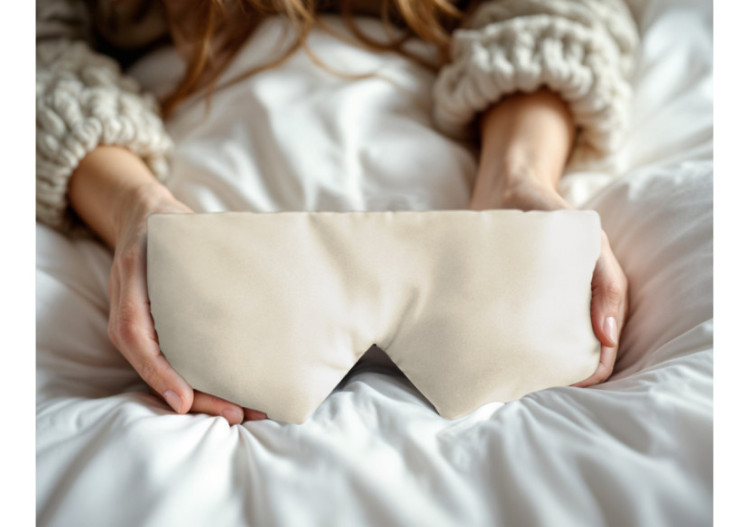 Masque de Sommeil Deepsleep - Soie Beige 68x12cm - 17021984 - Royal Textile