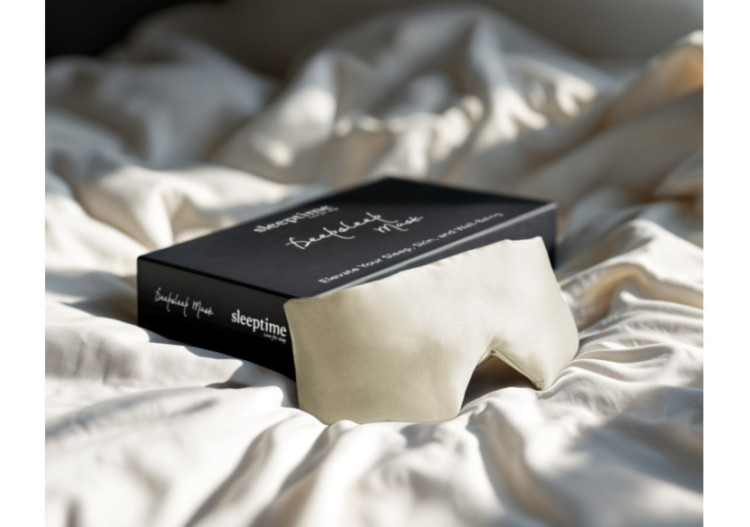 Masque de Sommeil Deepsleep - Soie Beige 68x12cm - 17021984 - Royal Textile 2