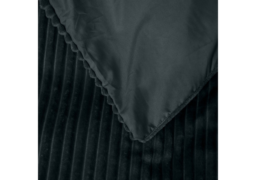 Housse de Couette EMSA Rib Teddy - 240 x 200/220 cm, Ultra Douce - 17021262 - Royal Textile