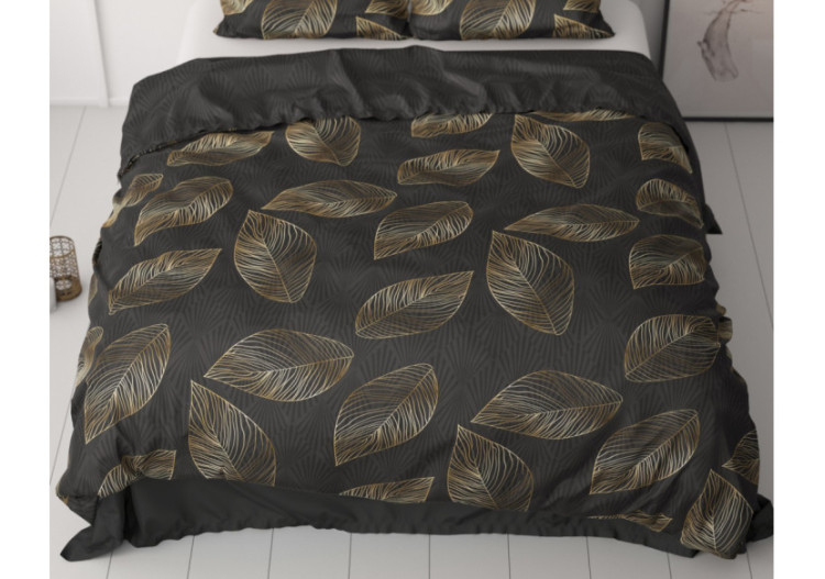 Housse de Couette Sergio Bruin 140 x 200/220 - Satin de Coton 100% et Confort Optimal - 17019232 - Royal Textile