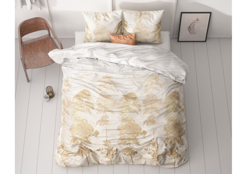 Housse de couette Riffo Goud - 240 x 200/220 cm en satin de coton - 17019228 - Royal Textile