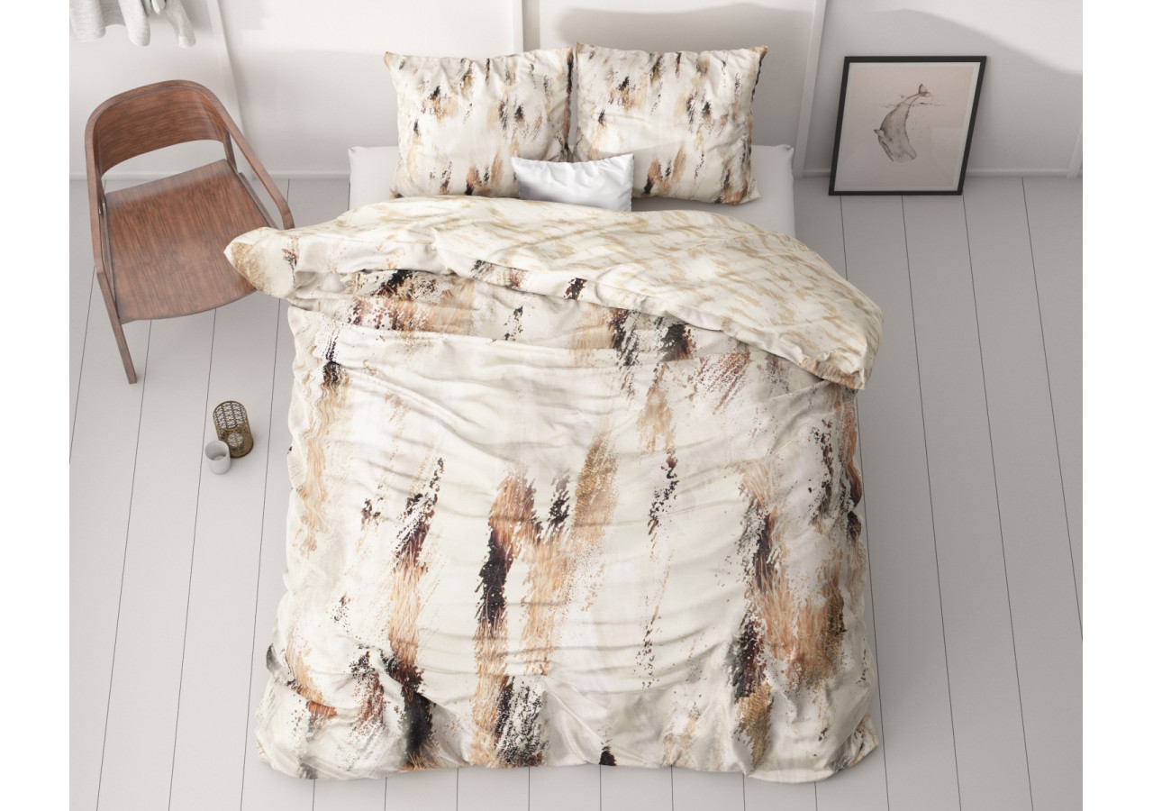 Housse de Couette Malvina Nude - Dimensions 240 x 200/220 cm - 17019219 - Royal Textile