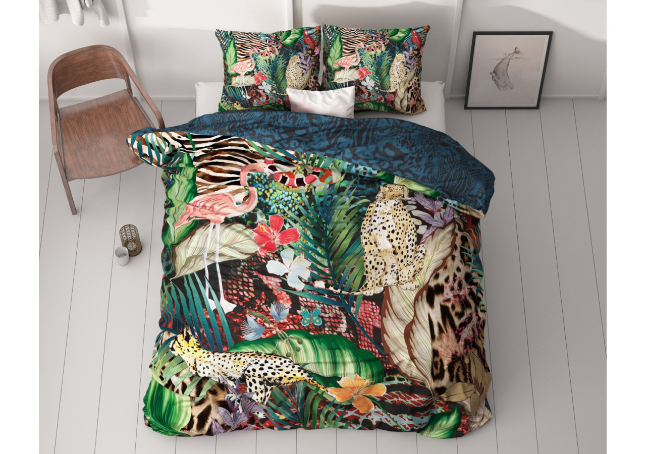 Housse de Couette Tiago Multi - Satin 240 x 200/220 cm pour un Confort Luxueux - 17019213 - Royal Textile