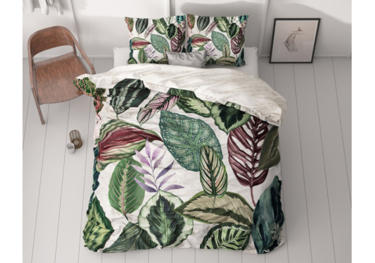 Housse de Couette Valentina Wit - 200 x 200/220 cm en Satin de Coton - 17019203 - Royal Textile 2