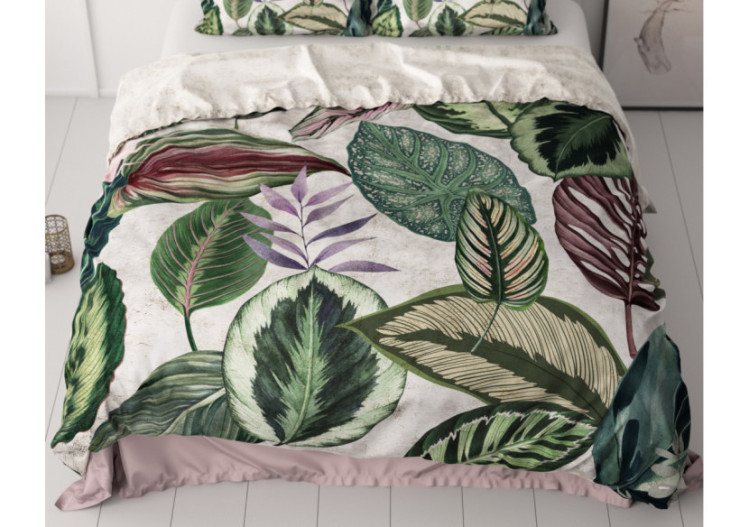 Housse de Couette Valentina Wit - 140 x 200/220 cm en Satin de Coton - 17019202 - Royal Textile